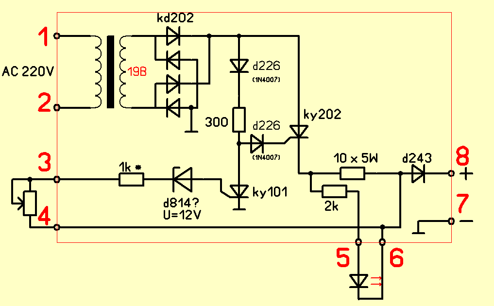 Зарядное устройство на lm317 схема